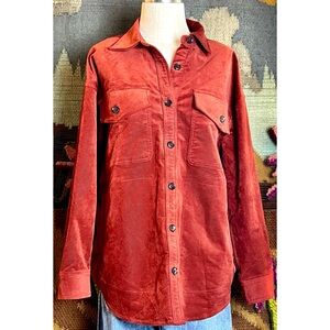 Madewell Oversized Buttondown Corduroy Jacket L